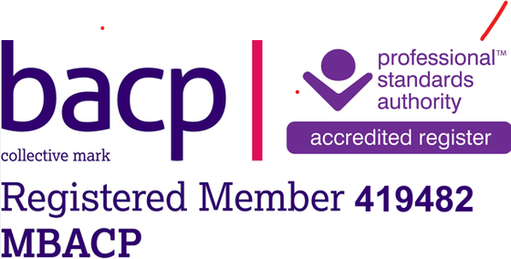 BACP Collective Mark, Professional Standards Authority Accredited Register, Registered Member 419482 MBACP